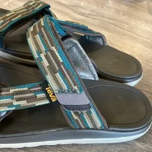 NEW Mens TEVA TERRA FLOAT SLIDE Tacion Olive US Size 9 WATER STRAP SANDALS Teva | Shoes | New Mens Teva Terra Float Slide Tacion Olive  main image 2